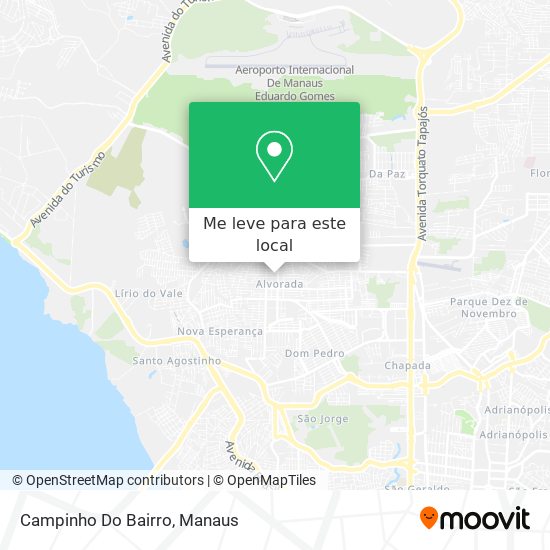Campinho Do Bairro mapa