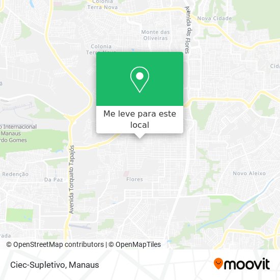 Ciec-Supletivo mapa