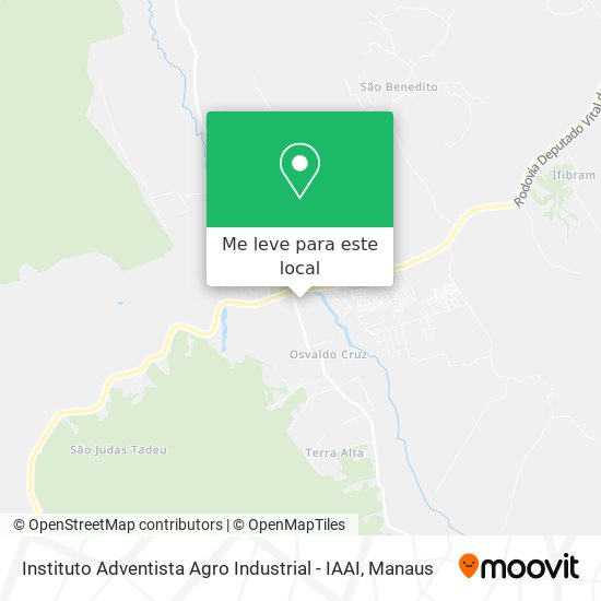 Instituto Adventista Agro Industrial - IAAI mapa
