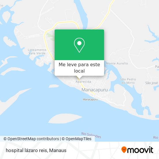 hospital lázaro reis mapa