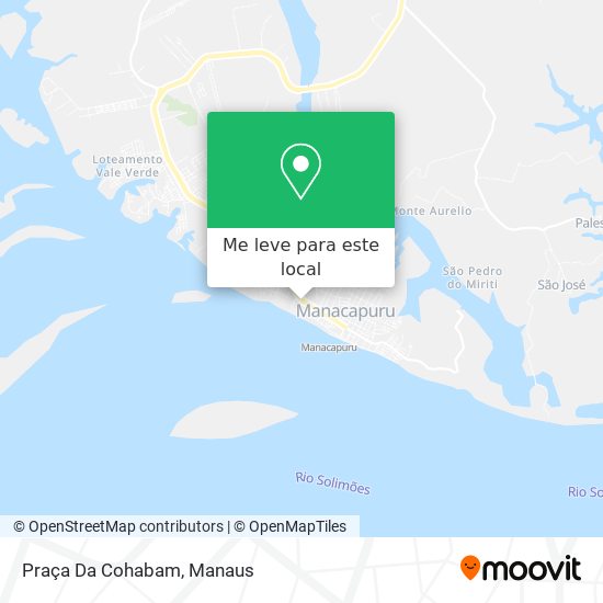 Praça Da Cohabam mapa