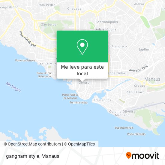 gangnam style mapa