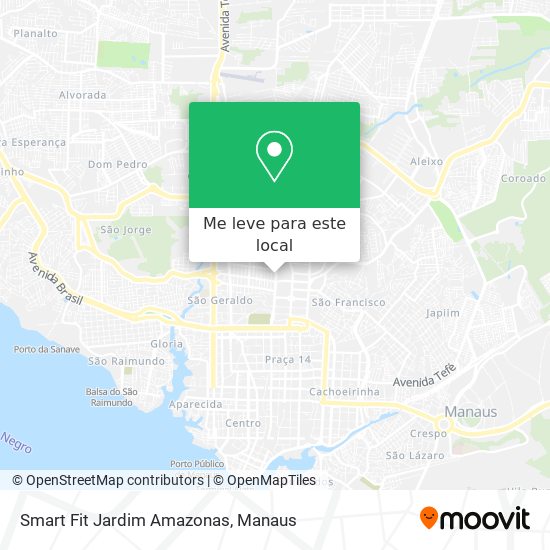 Smart Fit Jardim Amazonas mapa