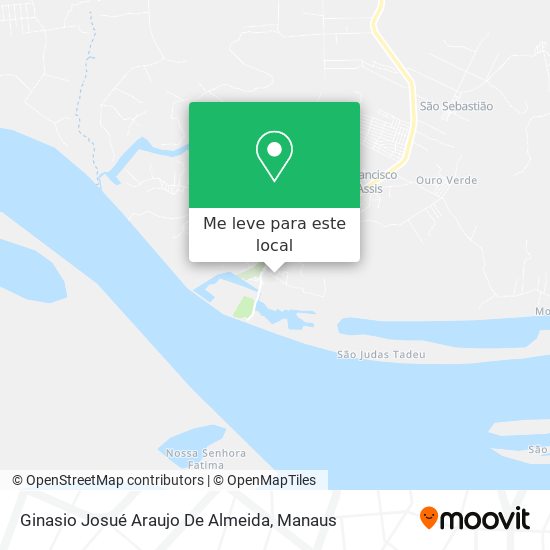 Ginasio Josué Araujo De Almeida mapa