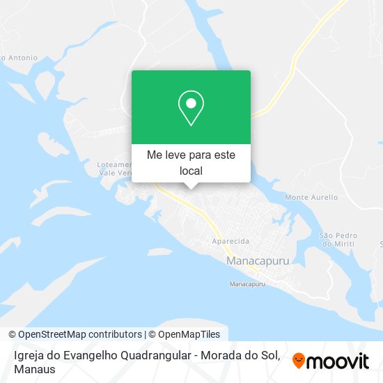 Igreja do Evangelho Quadrangular - Morada do Sol mapa