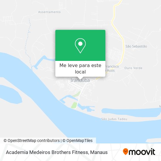 Academia Medeiros Brothers Fitness mapa
