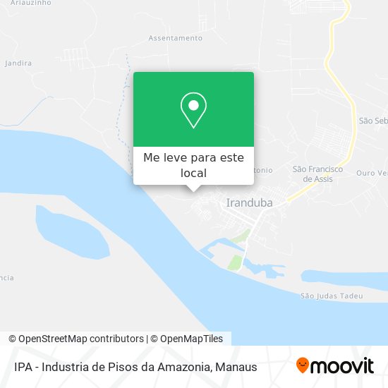 IPA - Industria de Pisos da Amazonia mapa