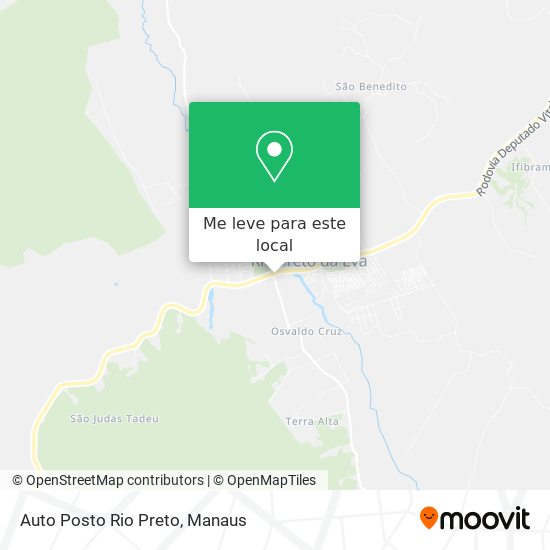 Auto Posto Rio Preto mapa