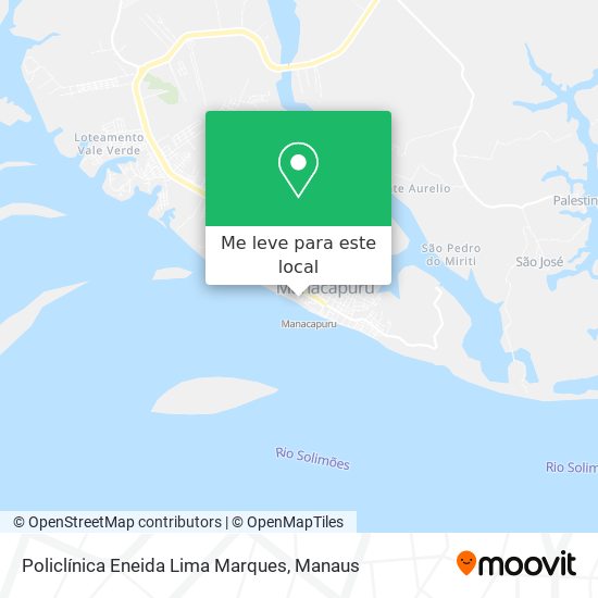 Policlínica Eneida Lima Marques mapa