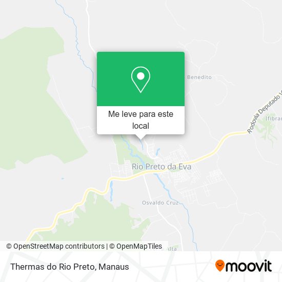 Thermas do Rio Preto mapa