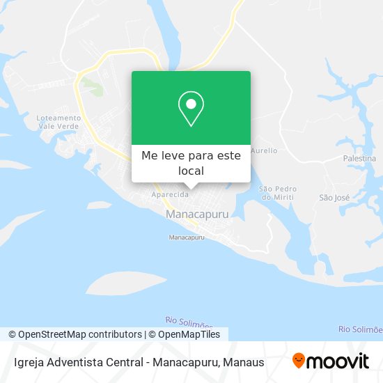 Igreja Adventista Central - Manacapuru mapa