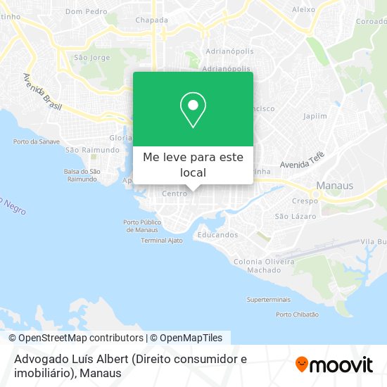 Advogado Luís Albert (Direito consumidor e imobiliário) mapa