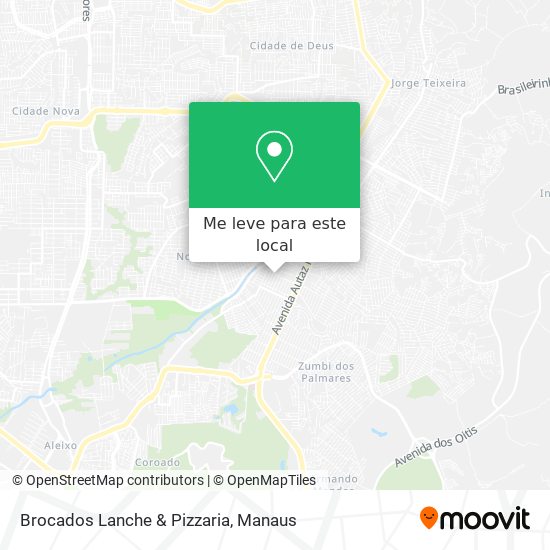 Brocados Lanche & Pizzaria mapa