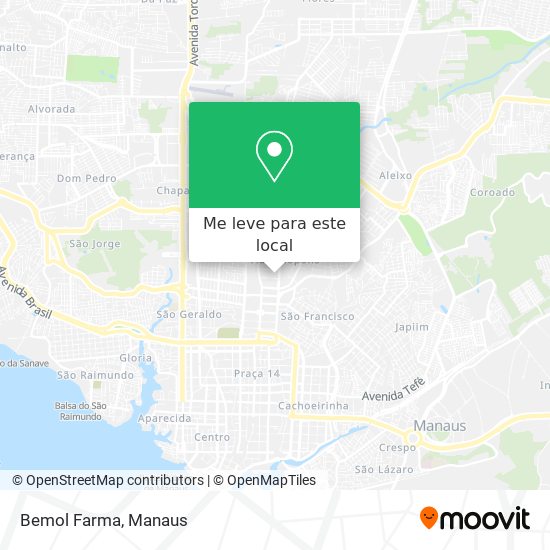Bemol Farma mapa