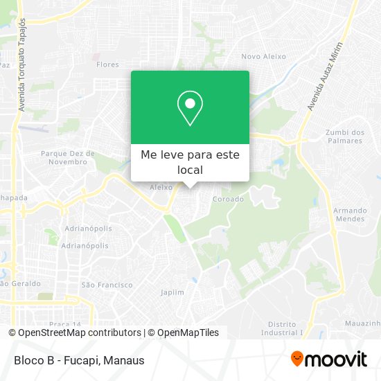 Bloco B - Fucapi mapa