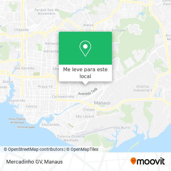 Mercadinho GV mapa