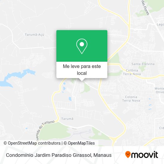 Condomínio Jardim Paradiso Girassol mapa