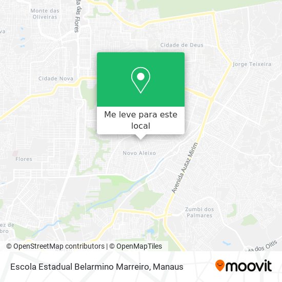 Escola Estadual Belarmino Marreiro mapa