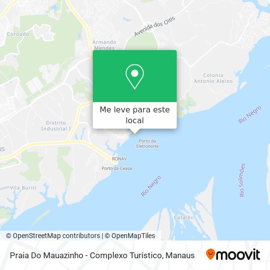 Praia Do Mauazinho - Complexo Turístico mapa