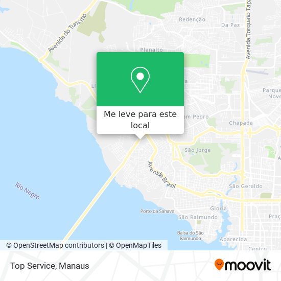 Top Service mapa