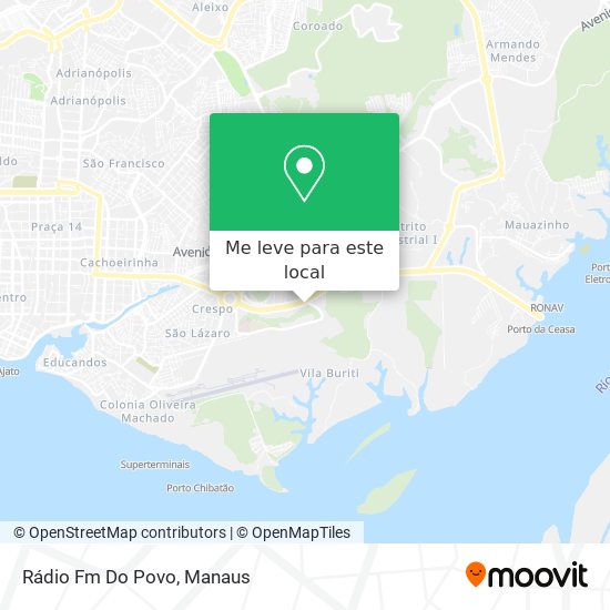 Rádio Fm Do Povo mapa