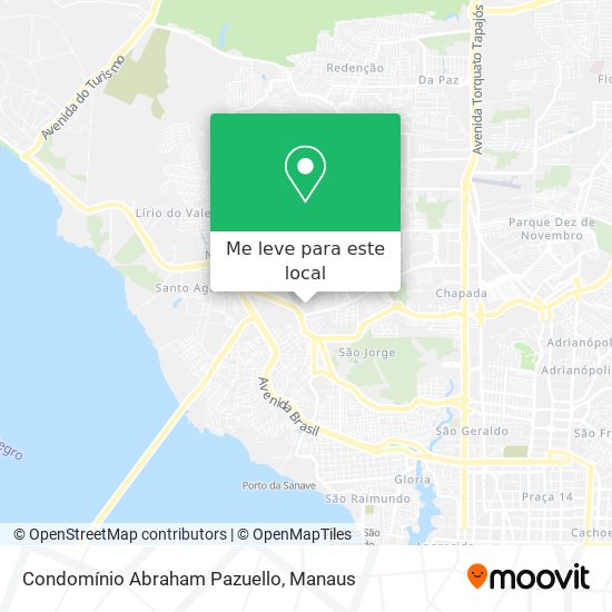 Condomínio Abraham Pazuello mapa