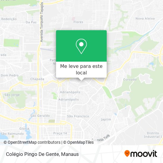 Colégio Pingo De Gente mapa