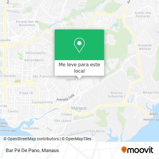 Bar Pé De Pano mapa