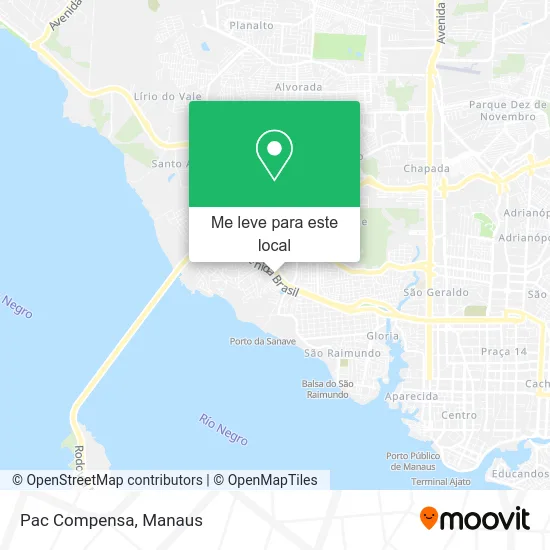 Pac Compensa mapa