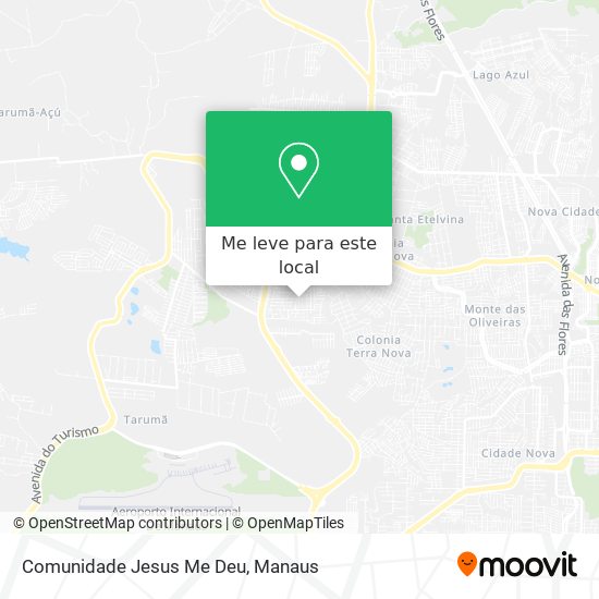 Comunidade Jesus Me Deu mapa