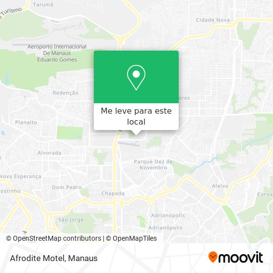 Afrodite Motel mapa