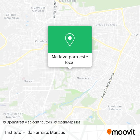 Instituto Hilda Ferreira mapa