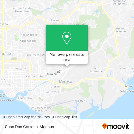 Casa Das Correas mapa