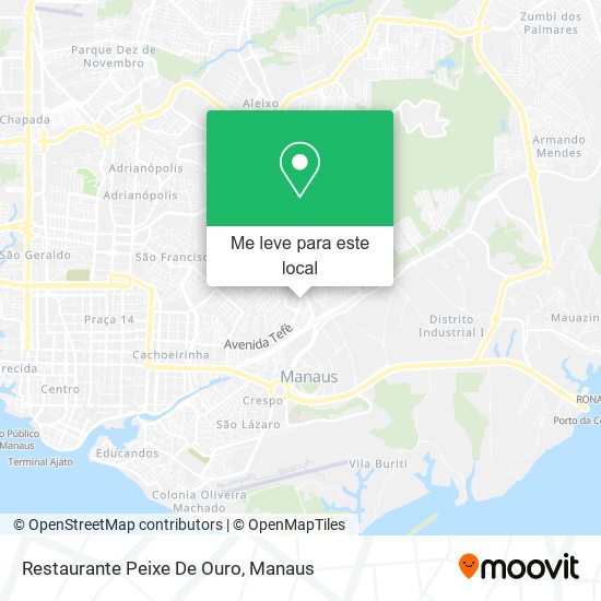 Restaurante Peixe De Ouro mapa