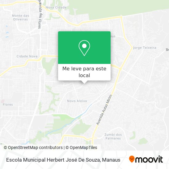 Escola Municipal Herbert José De Souza mapa