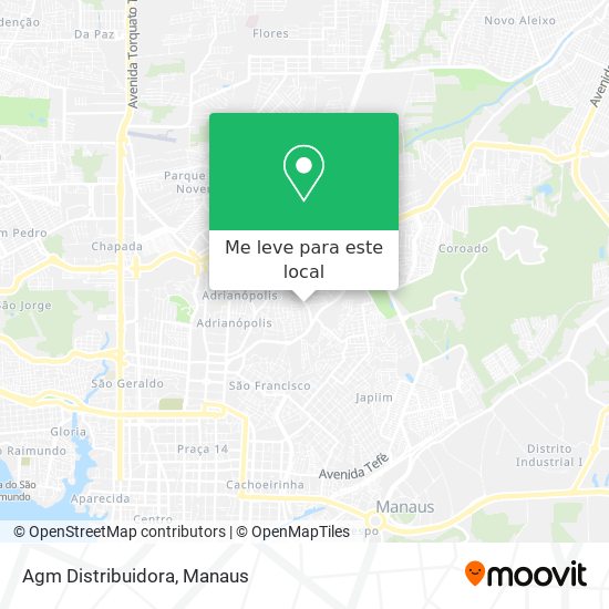 Agm Distribuidora mapa