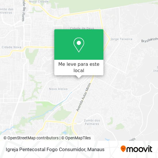 Igreja Pentecostal Fogo Consumidor mapa