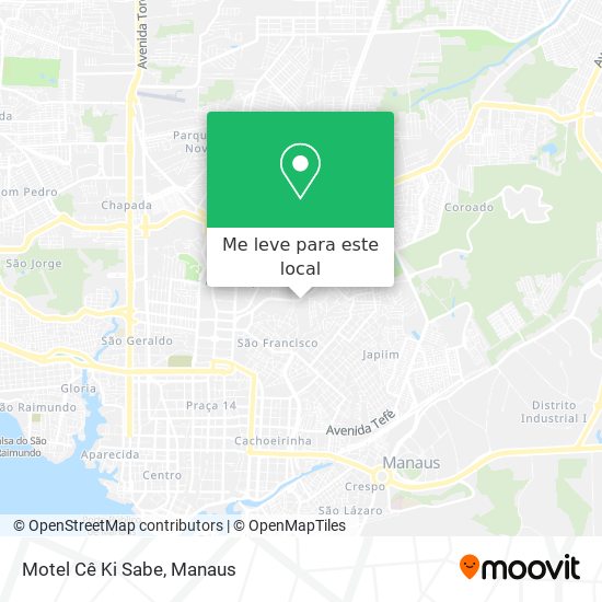 Motel Cê Ki Sabe mapa