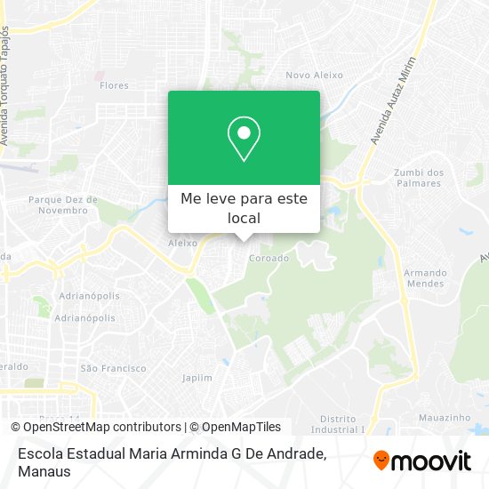 Escola Estadual Maria Arminda G De Andrade mapa