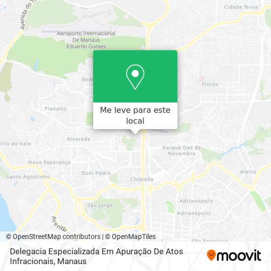 Delegacia Especializada Em Apuração De Atos Infracionais mapa
