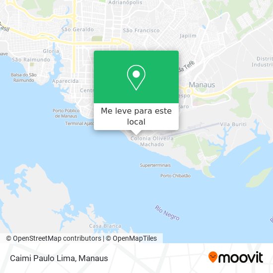 Caimi Paulo Lima mapa