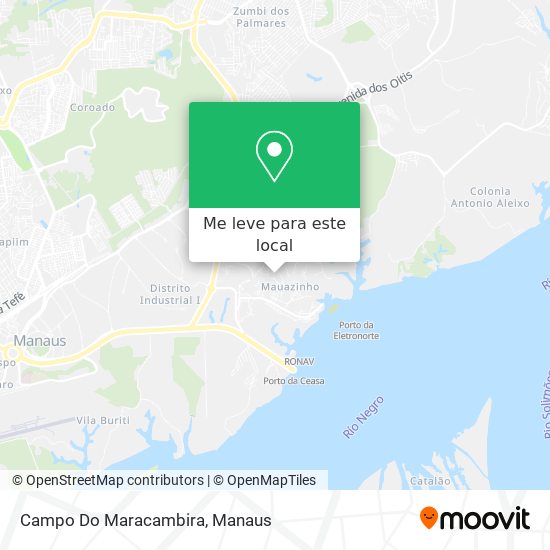 Campo Do Maracambira mapa
