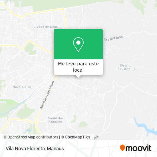 Vila Nova Floresta mapa