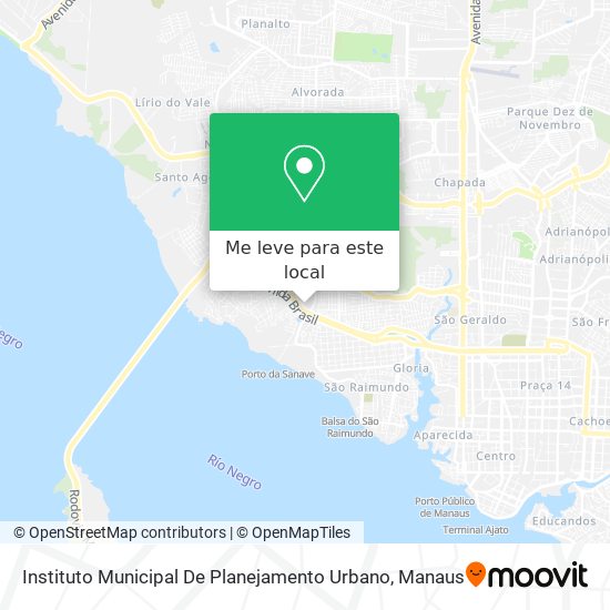 Instituto Municipal De Planejamento Urbano mapa