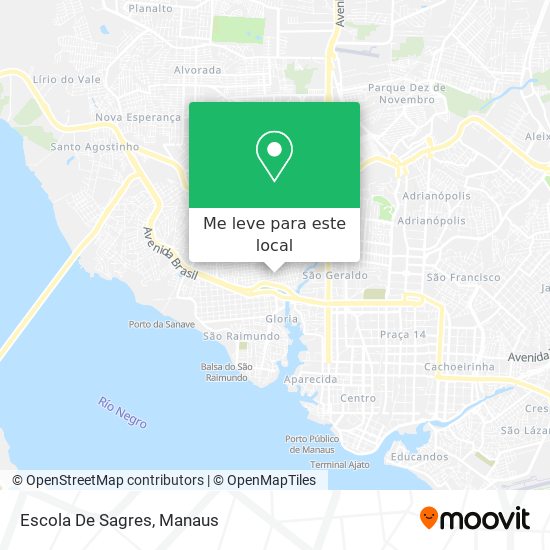 Escola De Sagres mapa