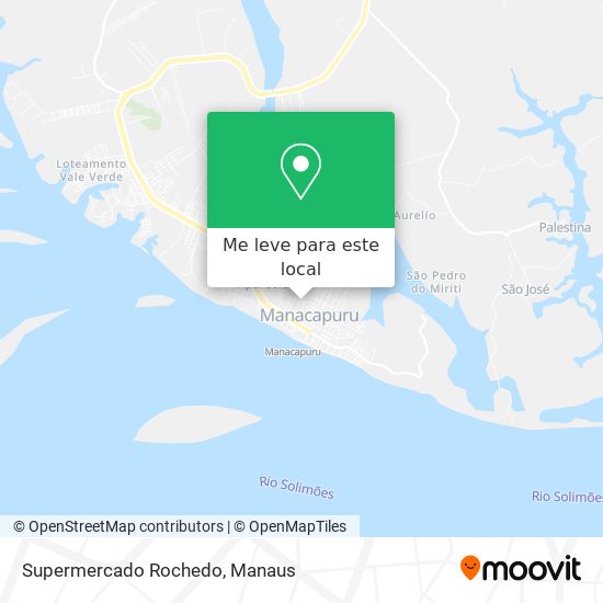 Supermercado Rochedo mapa