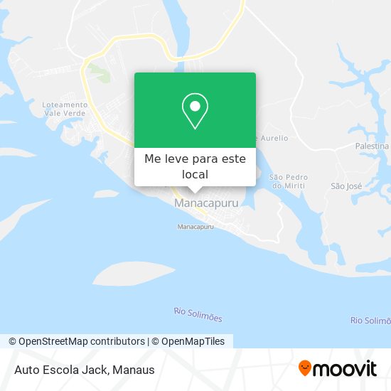 Auto Escola Jack mapa