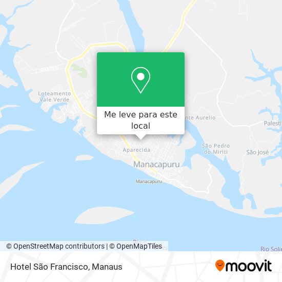 Hotel São Francisco mapa