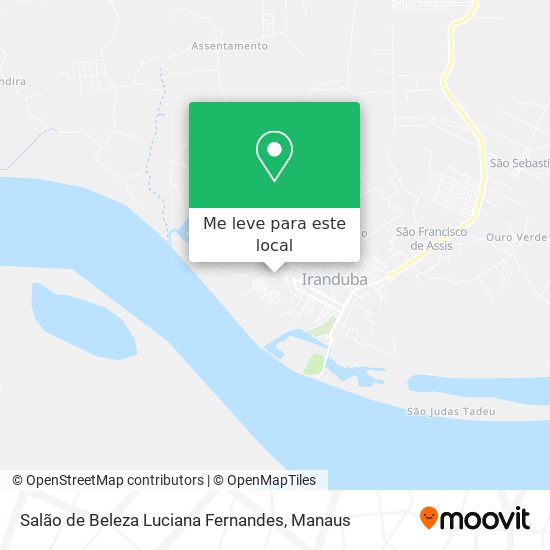 Salão de Beleza Luciana Fernandes mapa