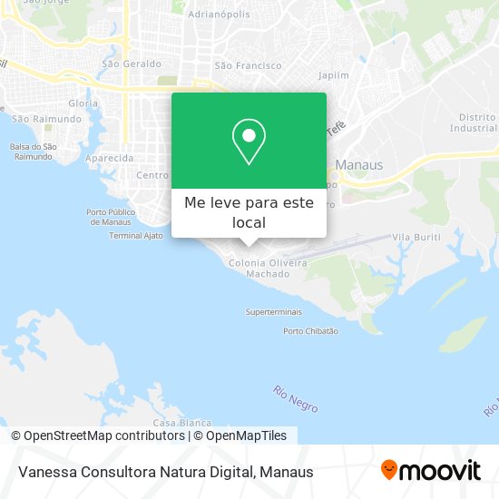 Vanessa Consultora Natura Digital mapa